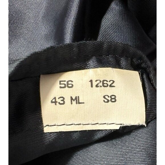 Vtg Brooks Brothers Blazer Mens‎ 43 Blue Brooksease Wool Gold Buttons Flaw - Picture 10 of 16